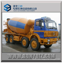 China Benz Beiben 8X4 14m3 LHD Rhd Cement Mixer Truck